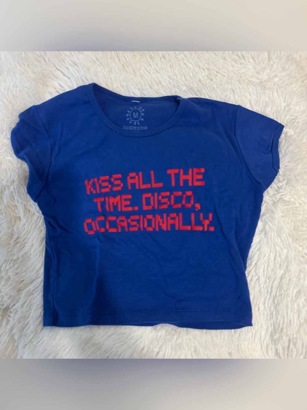 Harry Styles Kiss All The Time Disco Occasionally Baby Tee Shirt